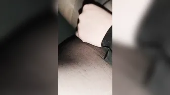 Hoe masturbates and shows her legs into tights 