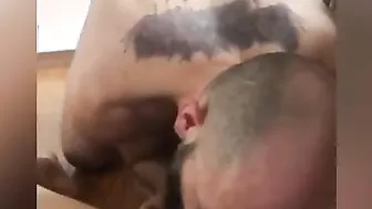 Doggy Style with hot Dark Haired Leads to Wet Cummed