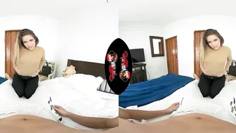 VRLatina - Green Eye Blonde Hispanic Insane Fucking VR