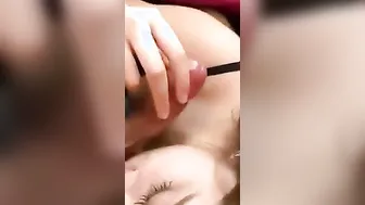 Slender Ex Sucking Off My Cock On Her Knees - Super bj