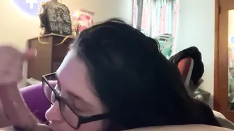 2 HANDS AND LICKING CUM OFF NUTS BEFORE STEPMOM GETTING HOME