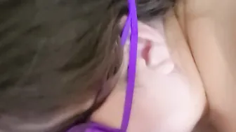 blindfold cum drink