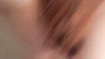 Pretty adorable red haired mistress deepthroats her BF