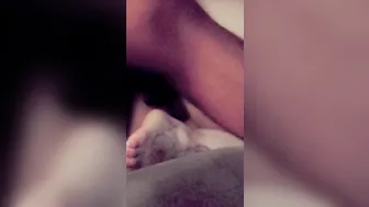 Trying not to cum inside wife