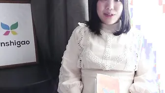 Casting Couch porn video – Japanese amateur Ryo with her babe white bra and lingerie comes to