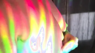 Feverish milf vagina felt hotter than ever naughty rainbow dance for you 
