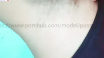 Sri Lakan GYM sport chick armpit sweat