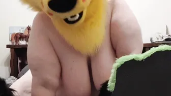 Furry Rides Reverse cowgirl