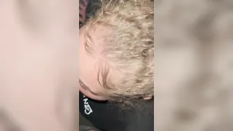 Bbw hispanic loves sucking off big black cock