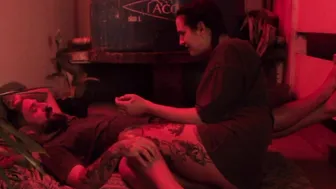 Friends fucking public and having sex talk on the balcony | Tormenta Cósmica and Aquele_Mario