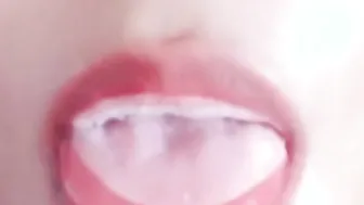 Bondage saliva mouth