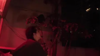 TEASER | Friends fucking outside and having sex talk on the balcony
