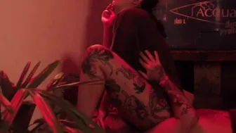 TEASER | Friends fucking outside and having sex talk on the balcony
