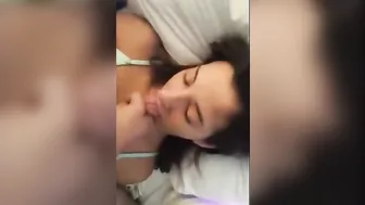 19 year mature girlfriend getting facefucked
