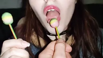 Licked the chupa chups thinking that it was a member of my