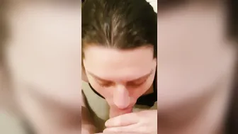 My Little Dick Enjoys Whore Swallows Cum