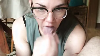 I made daddy cum fast with my mouth