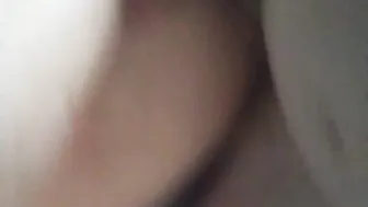 His gigantic penis errupted all over my little melons left me leaking inside cum.