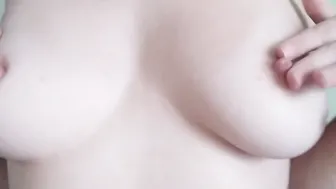 Freaky and want to play with my breasts and rough nipples on