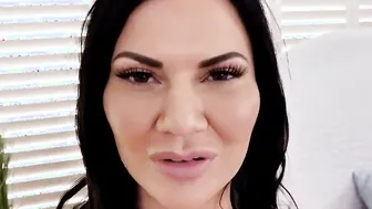 Huge boobies dark haired mother Jasmine Jae plays sons penis into their solo