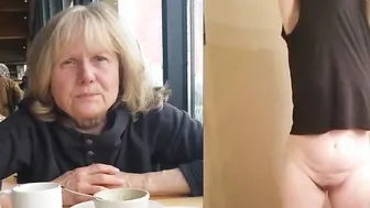 On a date with nude GILF MarieRocks