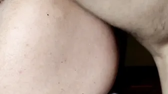 Leaking vagina of a tiktoker fucking with a fany has a squirt
