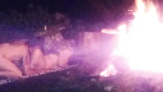 late night bonfire fucking