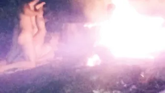 late night bonfire fucking