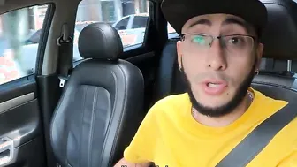 Patricia Acevedo blows a penis inside teh vehicle and then getting boned by gigantic penis