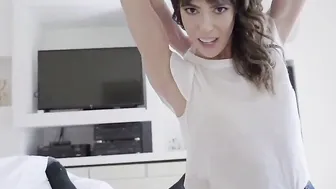 Pervy Step son caught by his step mother Vera King jerking his penis