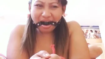 oriental bound up and had my butt toyed with and then screwed rough with cummed
