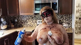 Making a FUCKING MESS inside the Kitchen