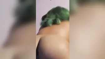 mom Riding big black cock To ORGASM