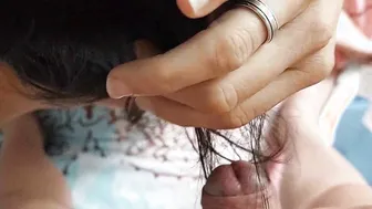HAIRJOB WITH milf BITCH #3 The New Hairstyle