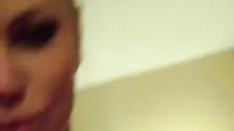 Solo fishnet solo with goddess Milf Nikita