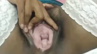 Pink Bushy Vagina Inside A Ugly African Woman