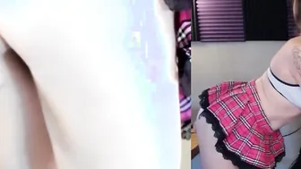 Pink School Hoe Needs to be Spanked and Pounded - SQUIRT AT END