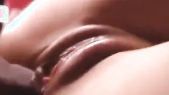 CLOSE UP Quick snatch and cum into the gaping hole Dripping Barely Legal Cunt Getting Cumshot