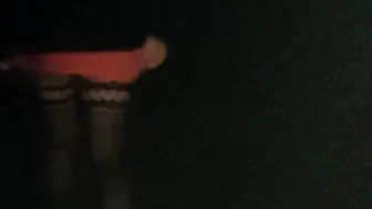 Outdoor flashing into a graveyard