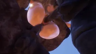 Monsters with Horse Cocks Banged big boobed blonde | Gigantic Penis Monster | 3D Porn WildLife