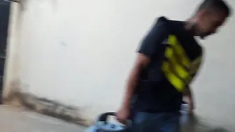 WOMAN ASKED KITCHEN GAS AND GAVE IT TO THE DELIVERYMAN AND STILL RECORDED EVERYTHING (see the full film on 4kporn