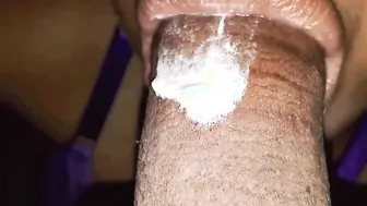Mexican beats the cakes dick and blows it very Goddess until I cum in her mouth and she lets out