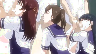 Turned On Schoolgirls Into a Stunning Group Sex | Cartoon
