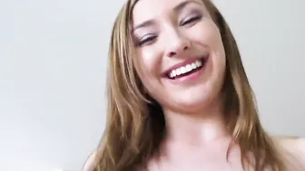 Adorable teenie step daughter Gracie May Green Inside Taking A Load Off Stepdad