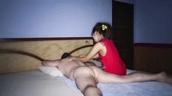 eastern rubs expert Num blown cock and pleased perverted client