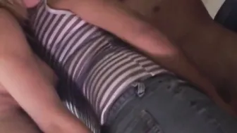 Gwen Diamond offer up her vagina inside the Frat House Toilet