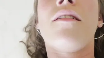 Stunning teenagers point of view sucking off penis