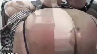 Big Titted older secretary pounded and creampied by a cruel boss