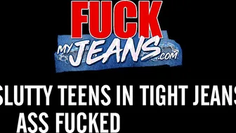 Tourist chick into Denims Stripped and Anal Boned Rough