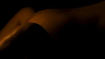 Beauty sexual and naughty closeup of sex at night with amateur lovers
